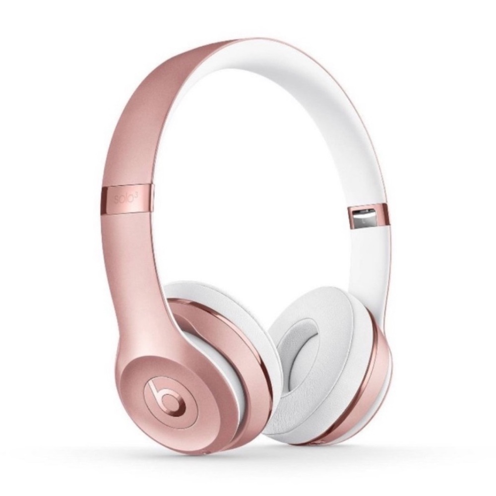 Beats by Dre On-Ear Headphones - Rose Gold and White